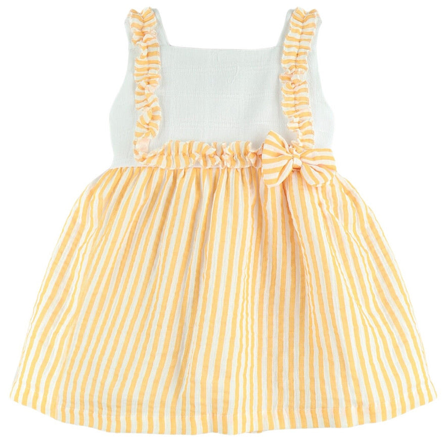 Traje de una pieza con lineas amarillas