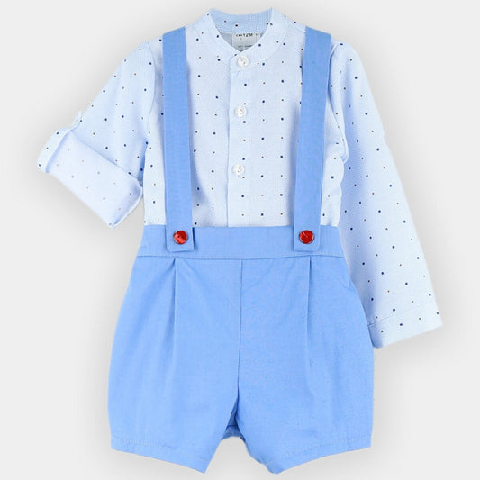 Conjunto Peto y Camisa lunares