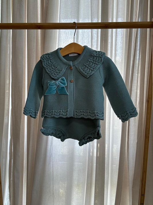Chaqueta y braguita verde
