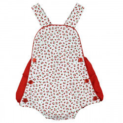 Cherries printed romper