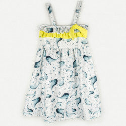 Girls whale swim wear dress